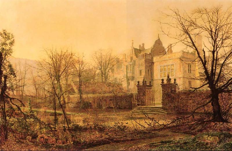 Atkinson Grimshaw Knostrop Hall, Early Morning Germany oil painting art